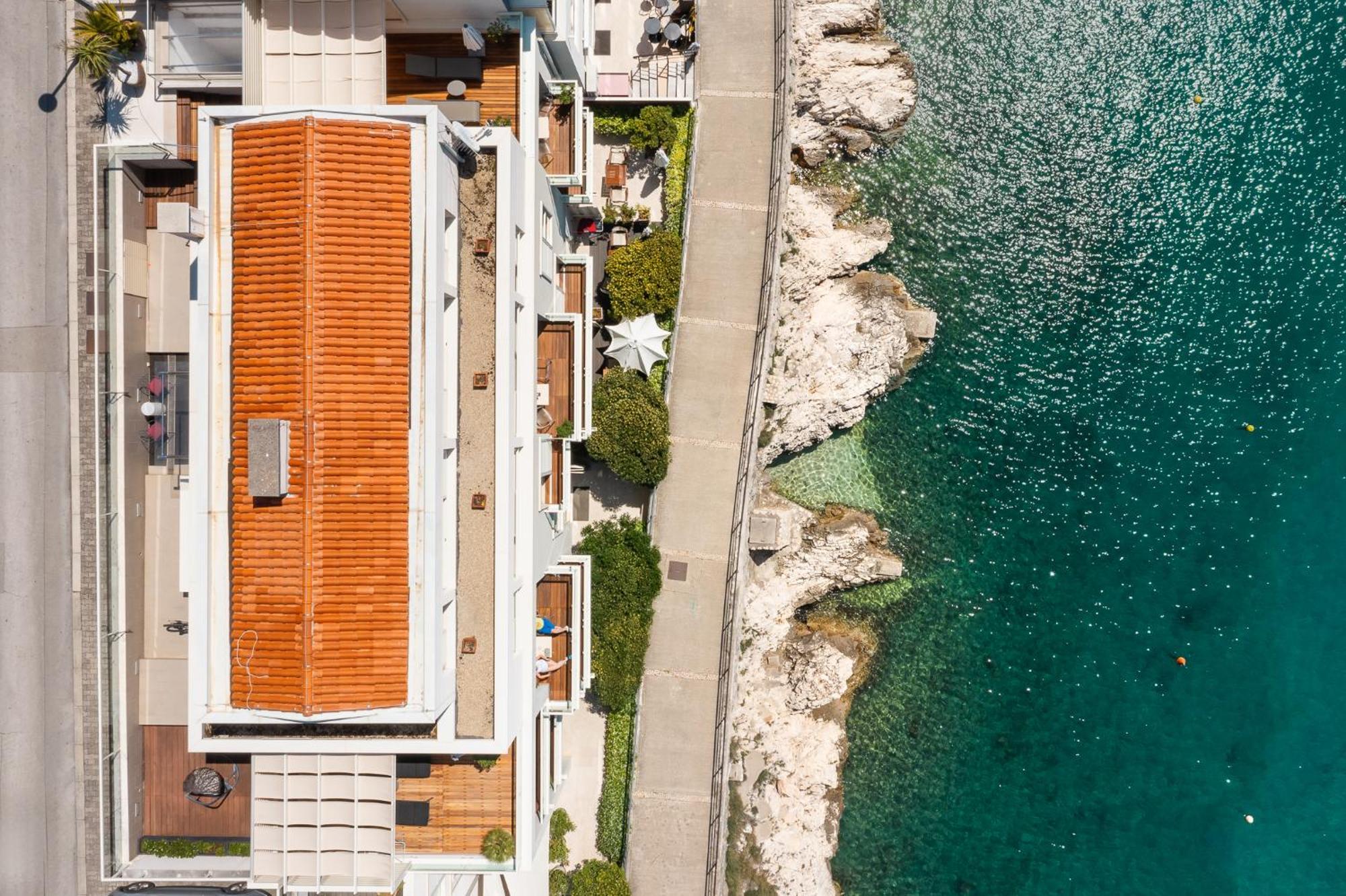 Boutique Hotel Adoral Rabac Bagian luar foto